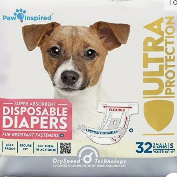 Paw inspired  Disposable Diapers NWT - Picture 1 of 1